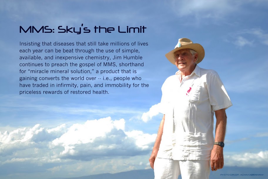 Jim Humble works to ensure that the world has a long term view of MMS. Jim Humble, developer of MMS